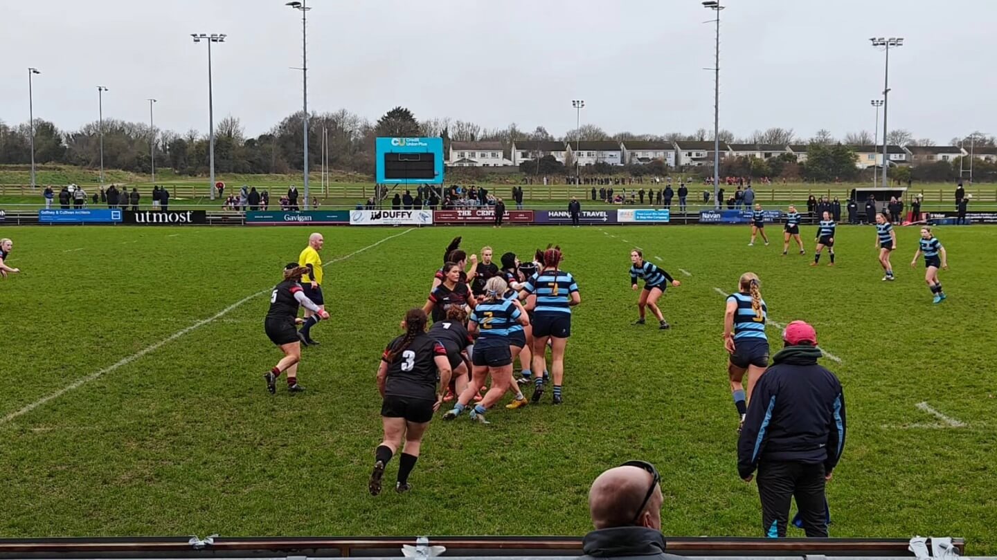 Navan RFC playing a match