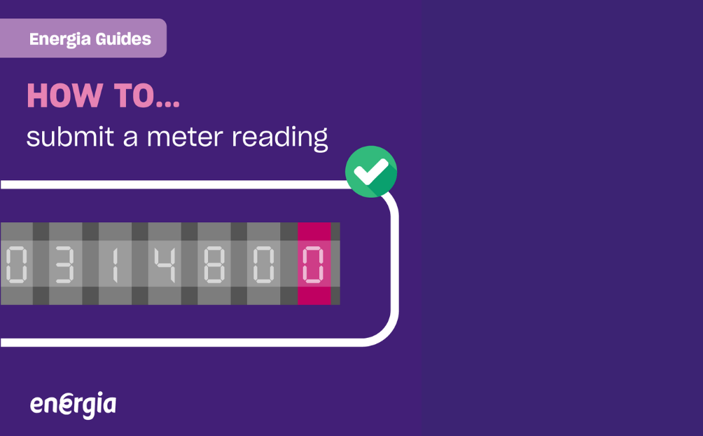 How to submit a meter reading